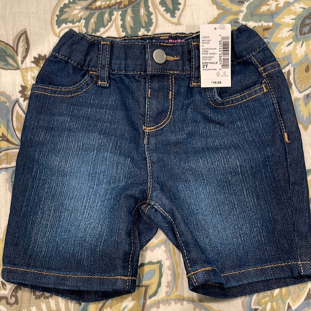 The Children Place 2T Girls Denim Shorts - NWT